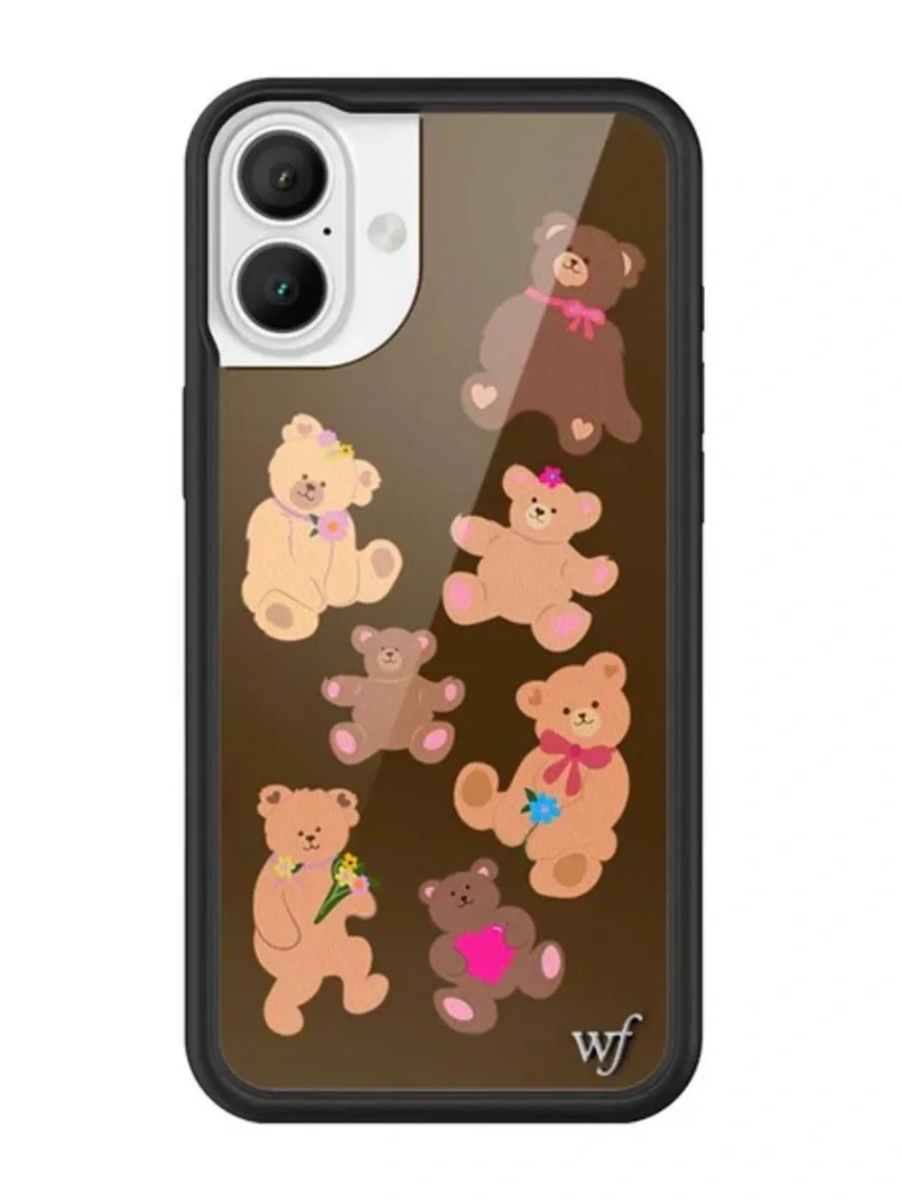 Wildflowers cute bear